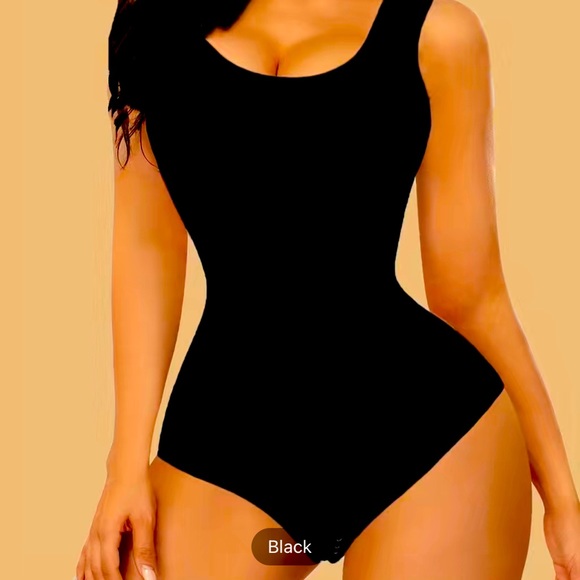 Black Wide Strap Sleeveless Romper, High Stretch Sexy Yoga One-piece Sports Top - Picture 1 of 9